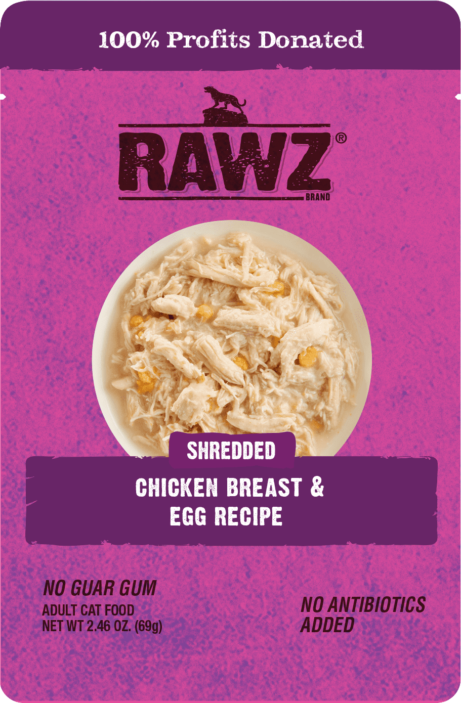 Rawz Shredded Chicken Breast & Egg Recipe